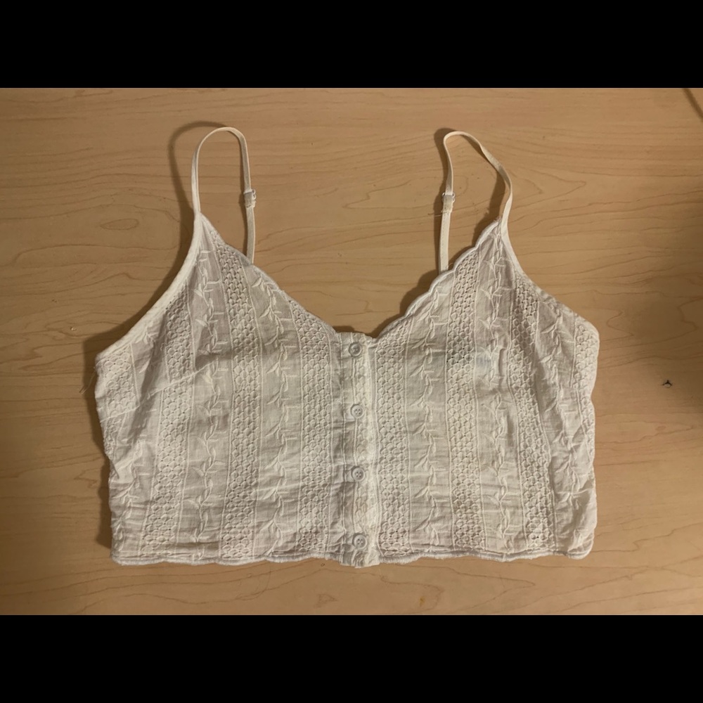 Brandy Melville White Crop Top